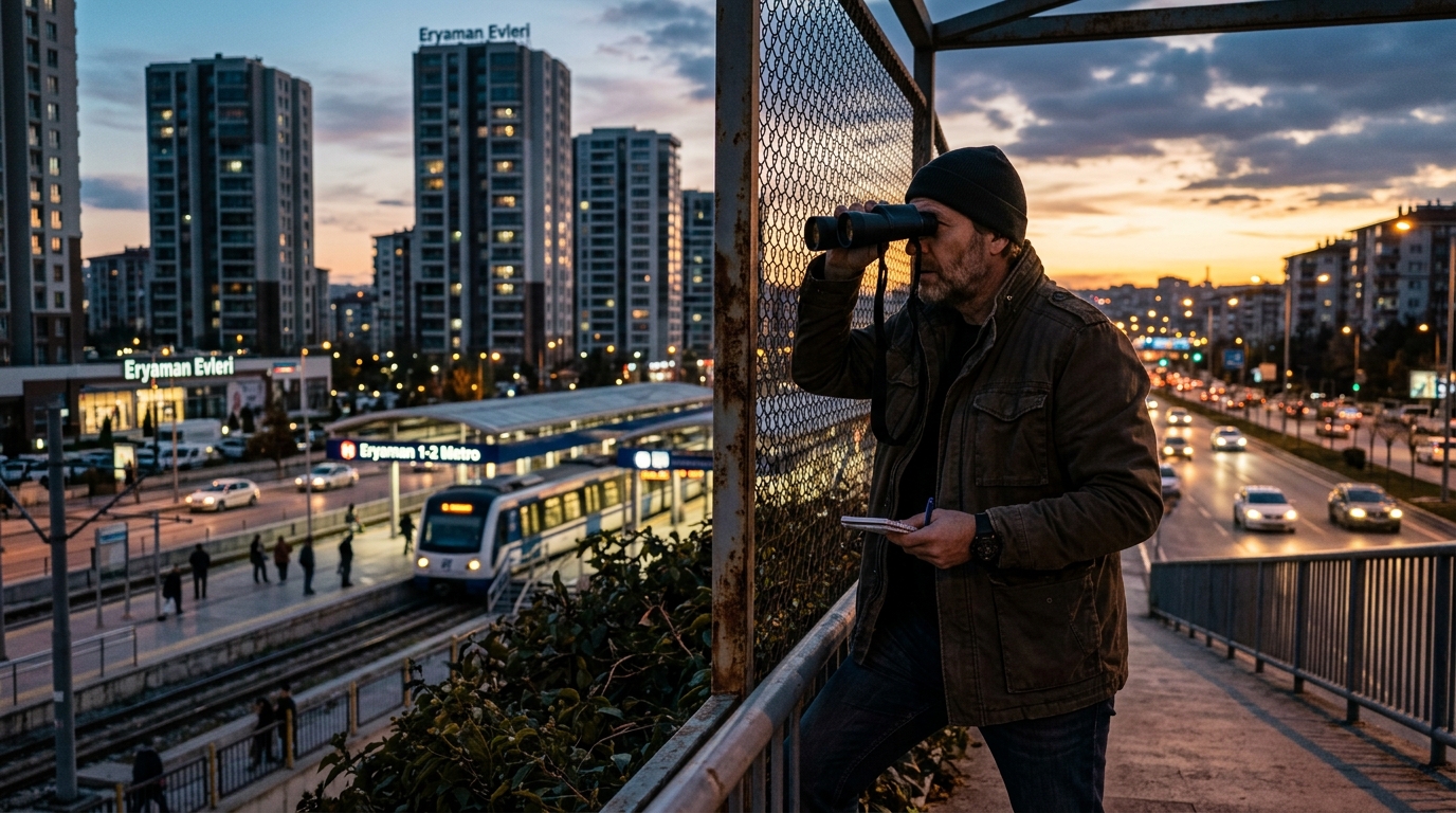 Çankaya Bilkent Çevresinde Rutin Dışı Gizli Buluşmaların Tespiti ve Raporlanması